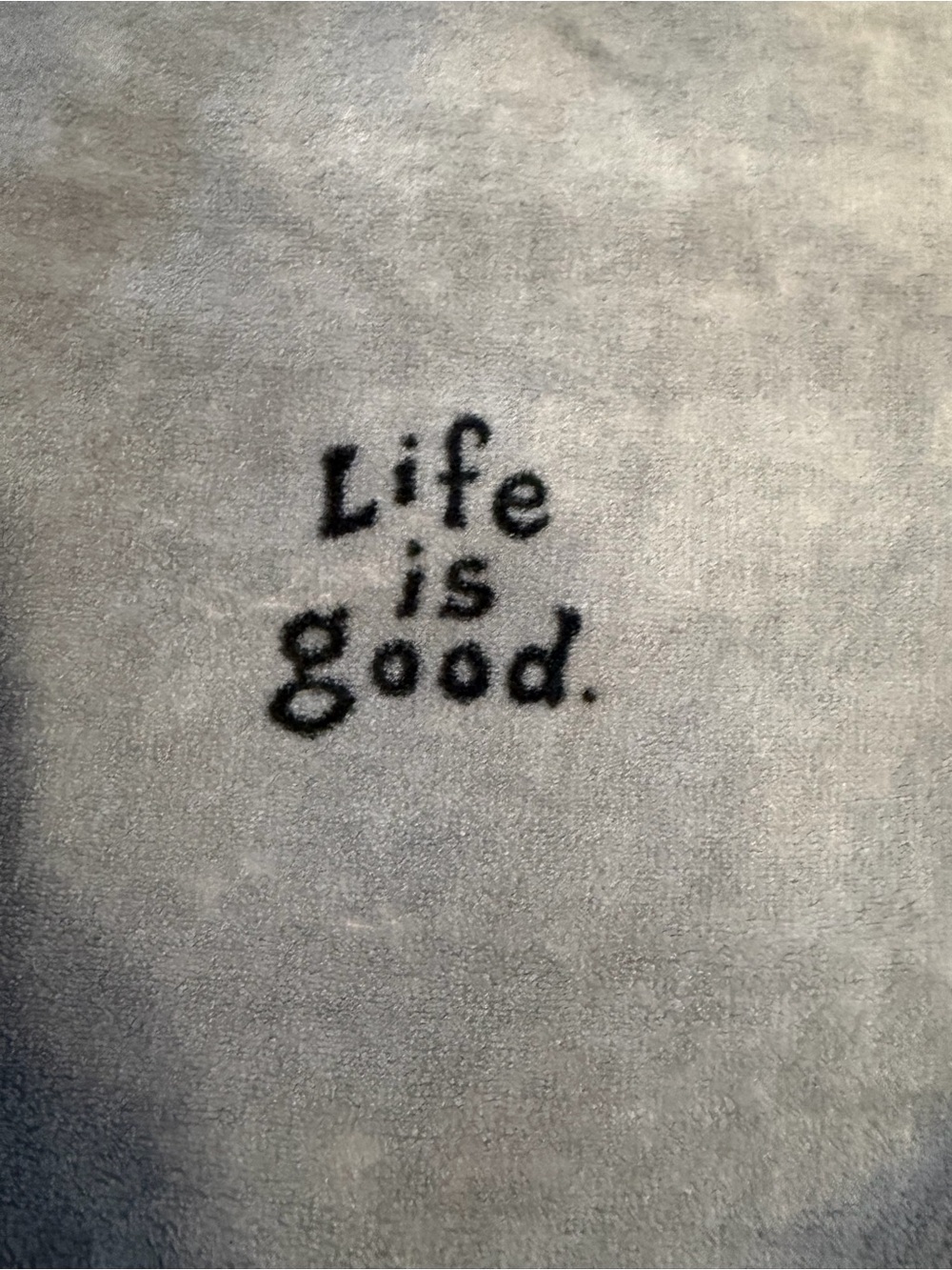 NWOT Life Is Good Plush Throw Blanket Jake Rocket Football Tailgate Party Fall - Picture 8 of 9